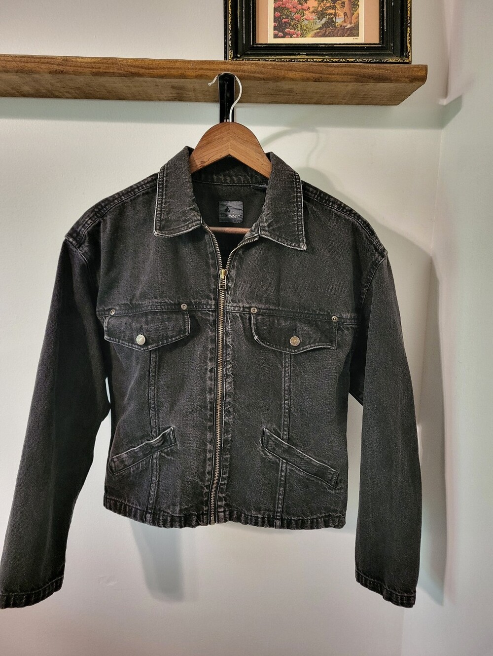 Liz Wear Black Denim Jacket